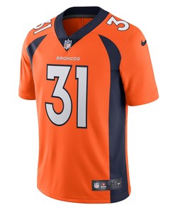Justin Simmons 31 Denver Broncos Vapor Limited Jersey - Orange