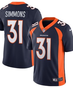 Justin Simmons Denver Broncos Alternate Vapor Limited Jersey - Navy
