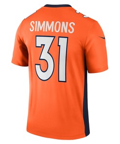 Justin Simmons Denver Broncos Legend Jersey - Orange