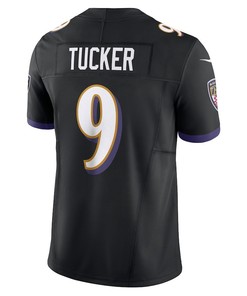 Justin Tucker 9 Baltimore Ravens Vapor F.U.S.E. Limited Alternate Jersey - Black