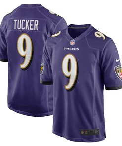 Justin Tucker Baltimore Ravens Game Player Jersey - Purple Nfl