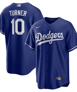 Justin Turner Los Angeles Dodgers Alternate Replica Player Name Jersey - Royal Mlb