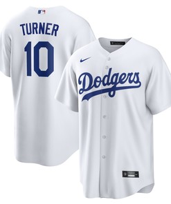 Justin Turner Los Angeles Dodgers Home Replica Player Name Jersey White Mlb