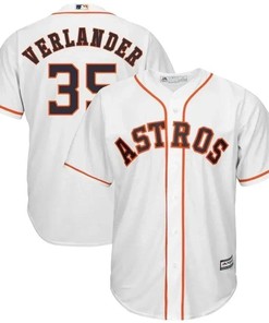 Justin Verlander Houston Astros Home Cool Base Player Jersey - White