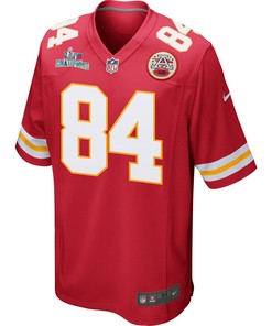 Justin Watson 84 Kansas City Chiefs Super Bowl LVII Champions Men Game Jersey - Red