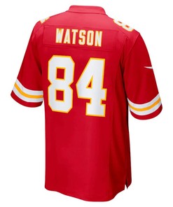 Justin Watson Kansas City Chiefs Game Player Jersey - Red