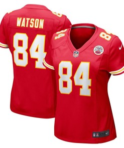 Justin Watson Kansas City Chiefs Women's Game Player Jersey - Red