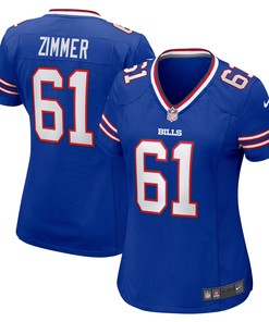 Justin Zimmer Buffalo Bills Womens Game Jersey - Royal Nfl