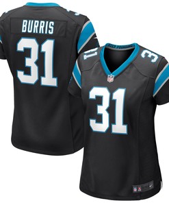 Juston Burris Carolina Panthers Womens Game Jersey - Black Nfl
