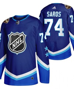 Juuse Saros Predators Western Blue 2022 All-Star Jersey 74 Jersey
