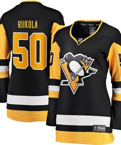 Juuso Riikola Pittsburgh Penguins Fanatics Branded Womens Home Breakaway Player Jersey - Black Nhl