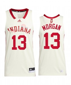Juwan Morgan 13 Indiana Hoosiers Uniform Jersey Honoring Black Excellence Alumni Basketball White
