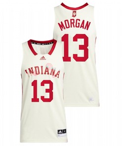 Juwan Morgan 13 White Indiana Hoosiers Alumni Basketball Honoring Black Excellence Jersey