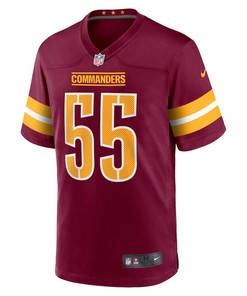 K.J. Henry 55 Washington Commanders Team Game Jersey - Burgundy