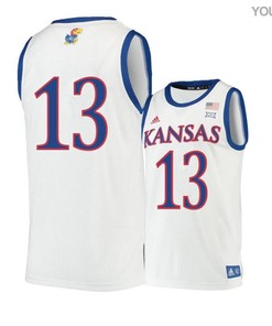 KJ Lawson 13 Kansas Jayhawks Basketball Youth Jersey - Beige