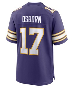 K.J. Osborn 17 Minnesota Vikings Classic Game Men Jersey - Purple