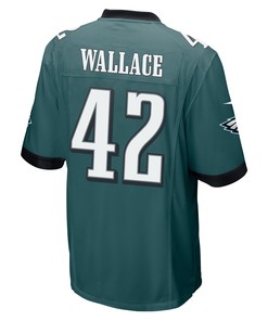 K'Von Wallace 42 Philadelphia Eagles Super Bowl LVII Champions Men Game Jersey - Midnight Green