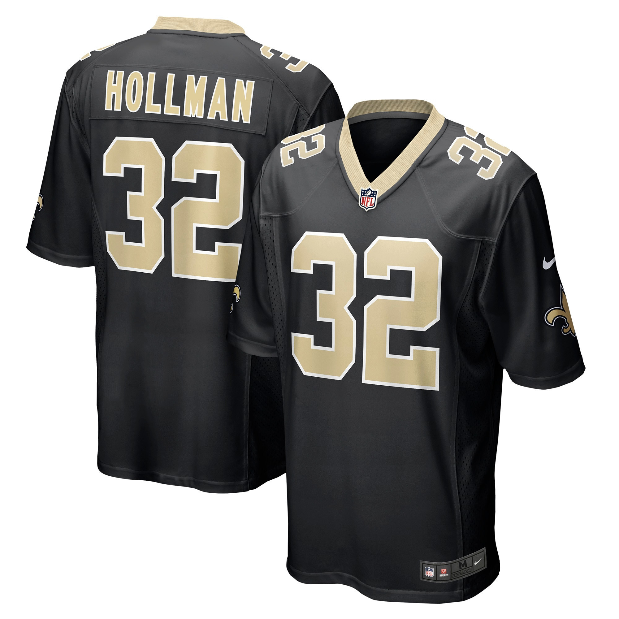 Kadar Hollman New Orleans Saints Game Player Jersey - Black Nfl