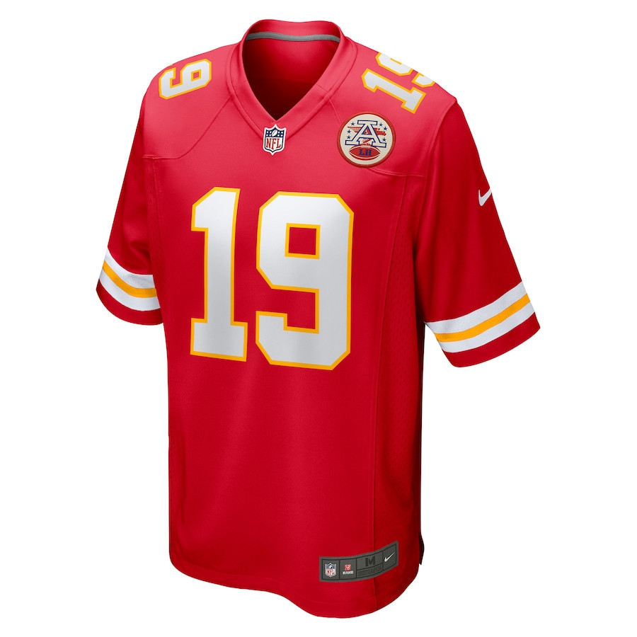Kadarius Toney 19 Kansas City Chiefs Game Player Jersey - Red