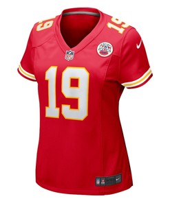 Kadarius Toney 19 Kansas City Chiefs Women's Game Player Jersey - Red