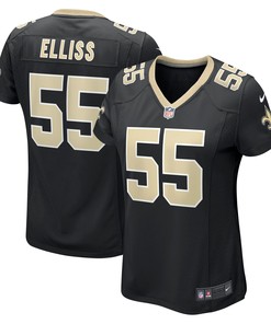 Kaden Elliss New Orleans Saints Womens Game Jersey - Black Nfl