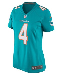 Kader Kohou 4 Miami Dolphins Women's Game Player Jersey - Aqua
