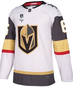 Kaedan Korczak 6 Vegas Golden Knights Stanley Cup 2023 Final Patch Away Breakaway Men Jersey - White