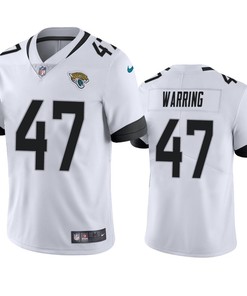 Kahale Warring 47 Jacksonville Jaguars White Vapor Limited Jersey