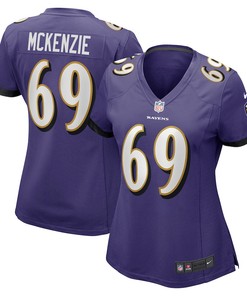 Kahlil McKenzie 69 Baltimore Ravens Women's Game Jersey - Purple