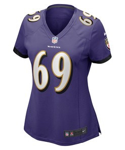 Kahlil McKenzie 69 Baltimore Ravens Women's Game Jersey - Purple