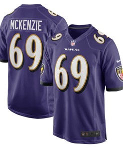 Kahlil Mckenzie Baltimore Ravens Game Jersey - Purple Nfl