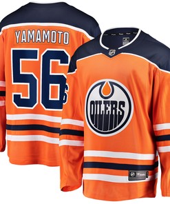 Kailer Yamamoto Edmonton Oilers Fanatics Branded Home Breakaway Player Jersey - Orange Nhl