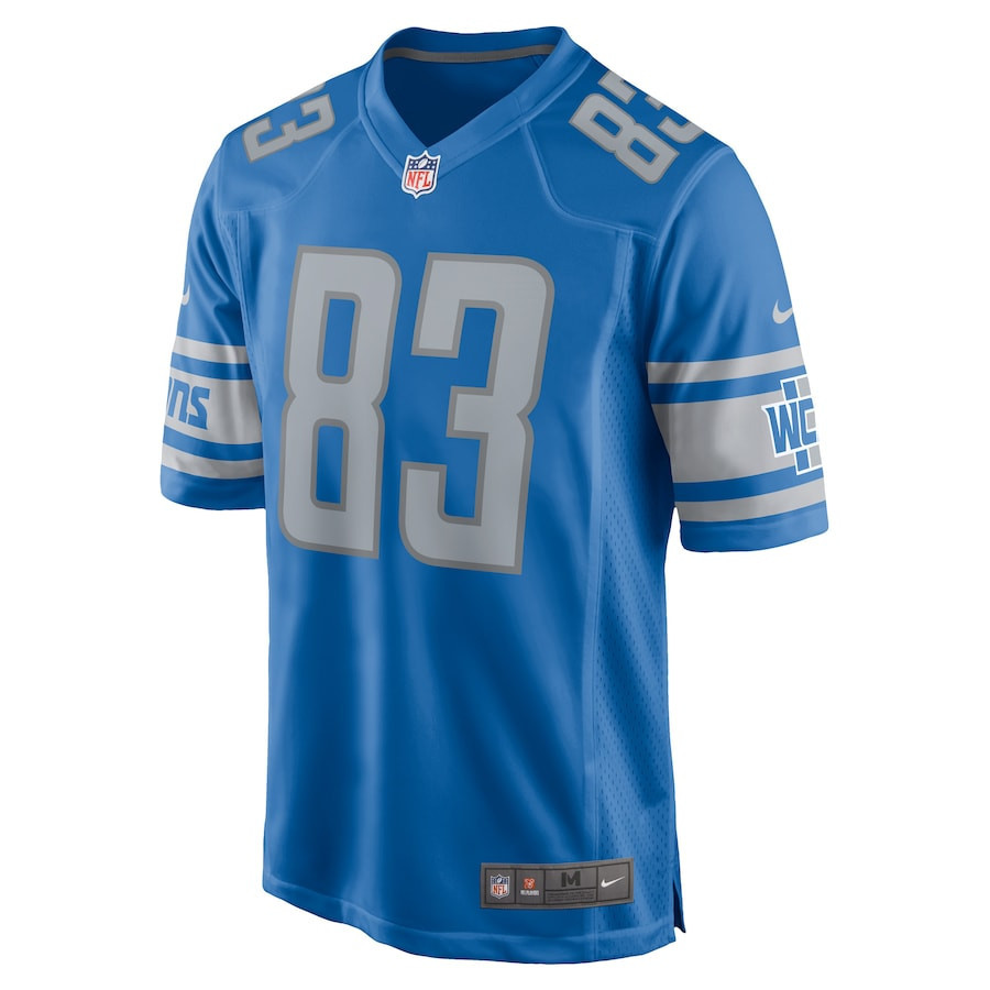 Kalil Pimpleton 83 Detroit Lions Player Game Jersey - Blue