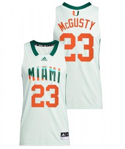 Kameron McGusty 23 Miami Hurricanes 2022 Honoring Black Excellence Basketball Men Jersey - White