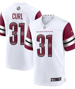 Kamren Curl 31 Washington Commanders Game Jersey - White