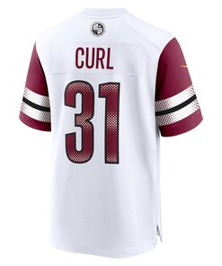 Kamren Curl 31 Washington Commanders Game Jersey - White