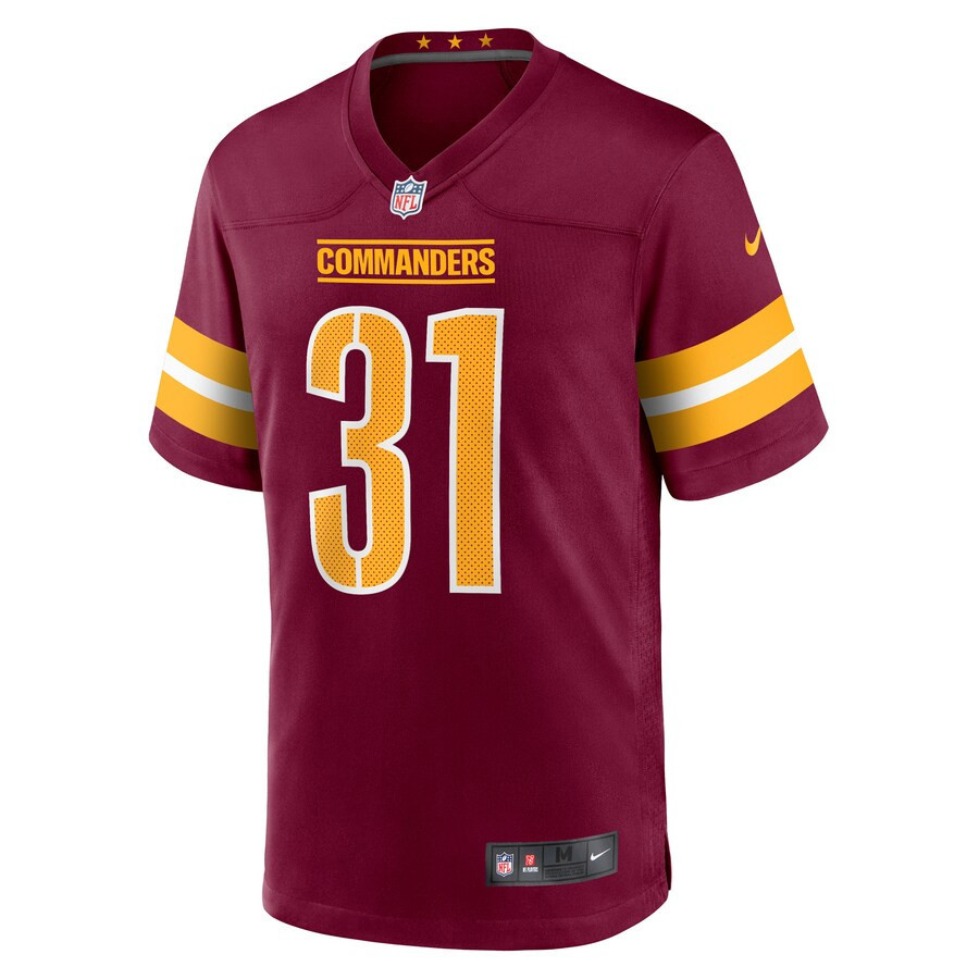 Kamren Curl Washington Commanders Player Game Jersey - Burgundy