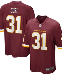 Kamren Curl Washington Football Team Game Player Jersey - Burgundy Nfl