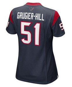 Kamu Grugier-Hill Houston Texans Women's Game Player Jersey - Navy