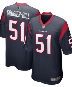 Kamu Grugier-hill Houston Texans Game Player Jersey - Navy Nfl