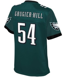 Kamu Grugier-hill Philadelphia Eagles Nfl Pro Line Womens Team Color Player Jersey - Midnight Green