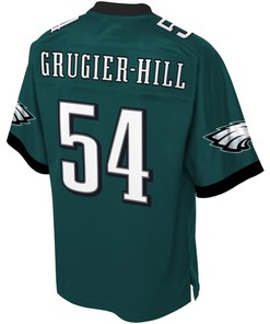 Kamu Grugier-hill Philadelphia Eagles Nfl Pro Line Youth Team Color Player Jersey - Midnight Green