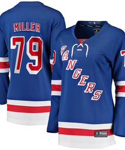 Kandre Miller New York Rangers Fanatics Branded Womens 2017/18 Home Breakaway Jersey - Blue Nhl