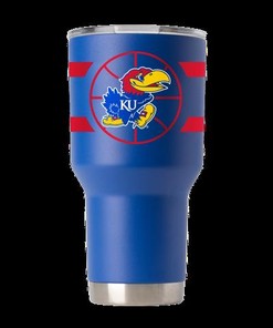 Kansas Blue Basketball Tumbler - Official Team Merchandise, Stylish Design