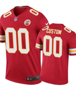 Kansas City Chiefs #00 Custom Nike Color Rush Red Jersey