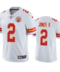 Kansas City Chiefs 2 Ronald Jones II White Jersey