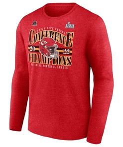 Kansas City Chiefs 2022 AFC Champions Banner Worthy Long Sleeve T-Shirt - Red