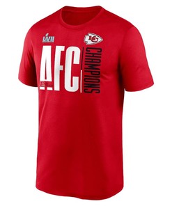 Kansas City Chiefs 2022 AFC Champions Iconic T-Shirt - Red