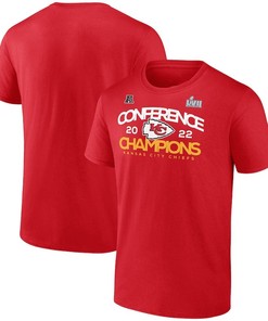 Kansas City Chiefs 2022 AFC Champions Shadow Cast T-Shirt - Red