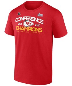 Kansas City Chiefs 2022 AFC Champions Shadow Cast T-Shirt - Red